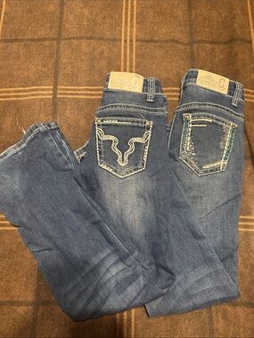Girls Rockin C bootcut jeans